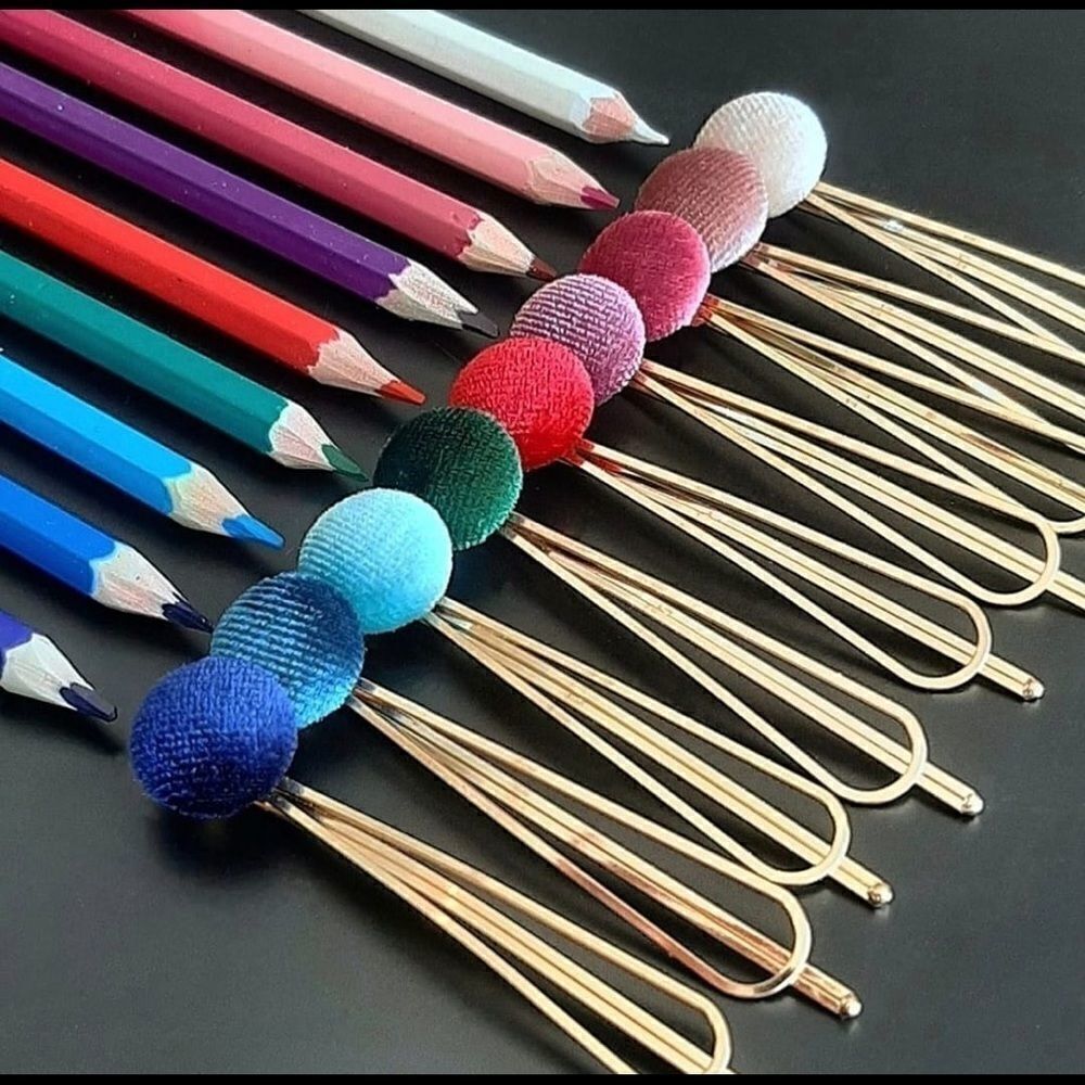 Hair Pin round shape in a fold color pin colors to choose top quality versatile